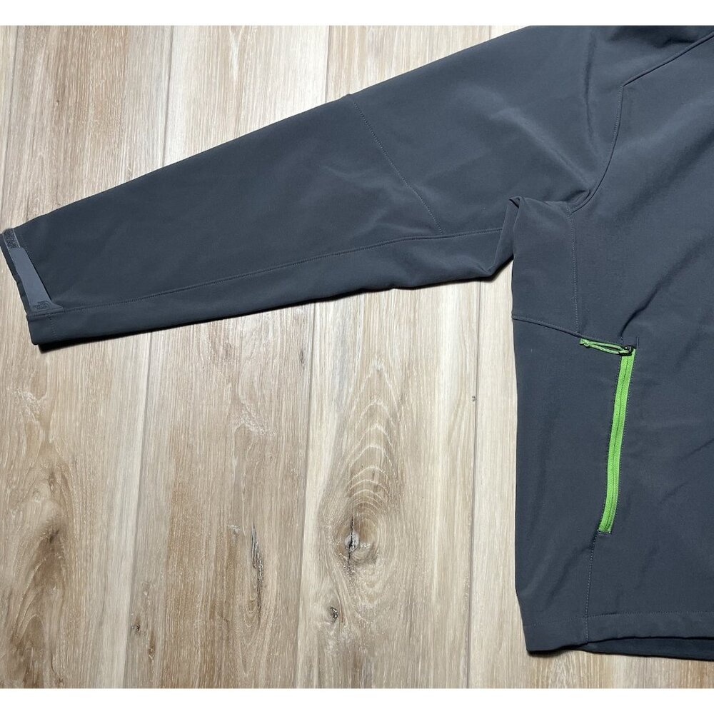 The North Face Soft Shell Hiking Fleece Lined Gray Jacket - Men Size XL - Picture 8 of 13